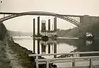 Components of the ″Alte Weser″ lighthouse, ca. 1961