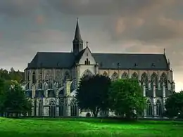 At the beginning of the 12th century Adolf II of Berg donated the site of their old ancestral castle, Schloss Berg, to Cistercian monks from Burgundy. Adolf IV later built the Altenberg Abbey.