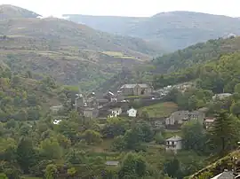 A view of the Altier, seen from the nearby hillside