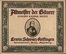 Cover of Altmeister der Gitarre: Johann Kaspar Mertz.