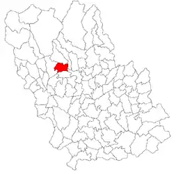 Location in Prahova County