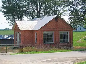 An old brick house in Alvarado