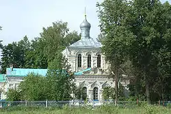 Old Believers' Saint George church in Alyoshino. 1886.