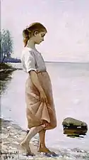 Before a Swim, 1885