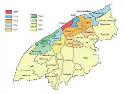 Location of Ajikata in Niigata Prefecture