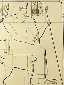 Amanislo as depicted in his tomb (Beg. S 5)