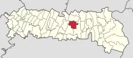 Location in Ialomița County