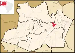 Location of the municipality inside Amazonas