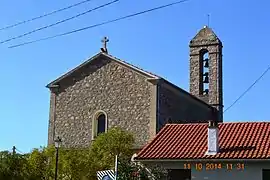 The church of Saint-Côme and Saint-Damien, in Ambiegna