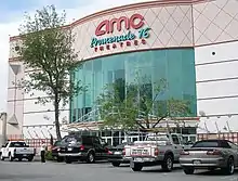 AMC Promenade 16 megaplex in the Woodland Hills area of Los Angeles, California, which closed on June 1, 2022 and replaced by AMC Dine-In Topanga 12 in Canoga Park, which opened on the next day.