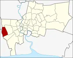 Khet location in Bangkok