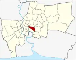 Khet location in Bangkok