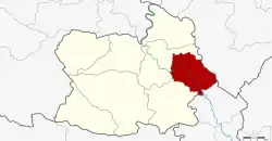 District location in Chai Nat province