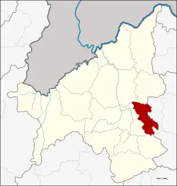 District location in Loei province