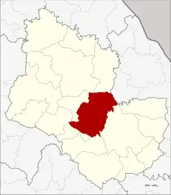 District location in Sakon Nakhon province