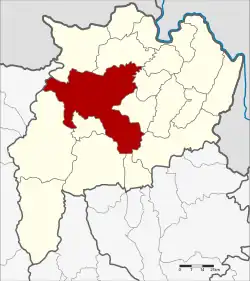 District location in Chiang Rai province