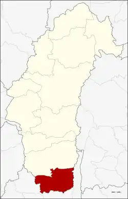 District location in Phetchabun province