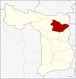 District location in Suphan Buri province