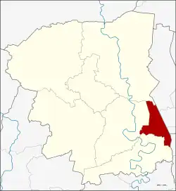 District location in Nakhon Pathom province