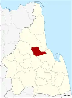 District location in Nakhon Si Thammarat province