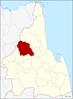 District location in Nakhon Si Thammarat province