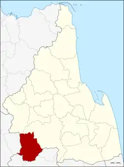 District location in Nakhon Si Thammarat province