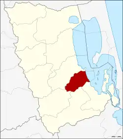 District location in Phatthalung province