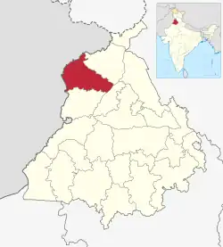 Location in Punjab