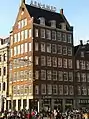 Image 15Former Incasso Bank building known as De Bisschop, designed by Jan Gratama and built in 1934 at the corner of Dam Square and Damrak in Amsterdam (from AMRO Bank)