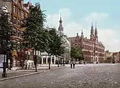 Amsterdam Main Post Office in 1900