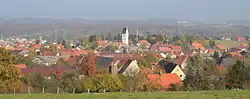 Old village, called Amstetten-Dorf, as seen from the south-west