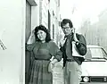 A production scene from the film