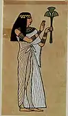 Women in Ancient Egypt wearing a Kalasiris