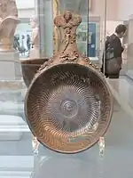 Silver patera from Syria decorated with gods and legendary figures from the founding of Rome, 2nd century AD, in the British Museum