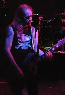 Anders Nyström playing with Katatonia at Jaxx Nightclub in West Springfield, Virginia on September 4, 2007.