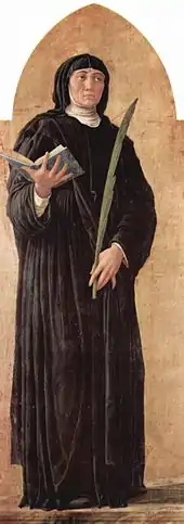 Saint Scholastica from the San Luca Altarpiece