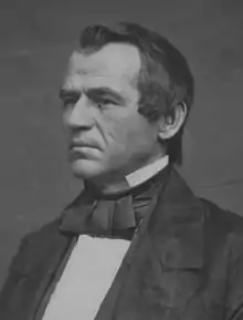 Senator Andrew Johnson of Tennessee