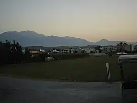 View of Andromachi with Mount Olympus in the background