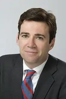 Image 43Andy Burnham has served as the inaugural Mayor of Greater Manchester since May 2017. (from Greater Manchester)