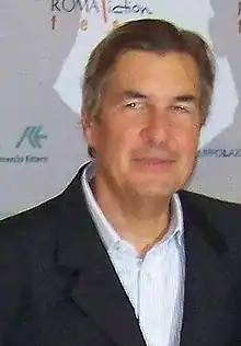 Photo of Harries on the 2009 Roma Fiction Fest carpet