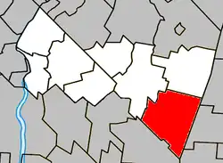 Location within Rouville RCM