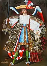 Ángel arcabucero, 17th-century Peru (?)