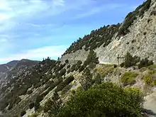 Highway 2 through the San Gabriel Mountains