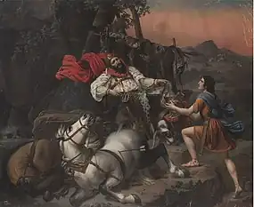 The Death of Darius, 1838