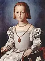 Bronzino, Portrait of Bia de' Medici, c. 1545