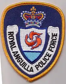 Shoulder patch of the Royal Anguilla Police Force