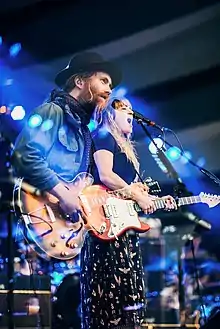 Angus & Julia Stone performing at the Edmonton Folk Festival in 2015