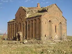 Cathedral of Ani, early 11th century, in the medieval Armenian capital of Ani (modern-day Turkey) was built in tuff