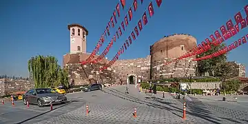 The clock tower and the main gate