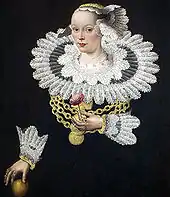 Portrait of Anna Rosina Marquart, née Tanck, wife of Johann Marquard [de], mayor of Lübeck, 1642